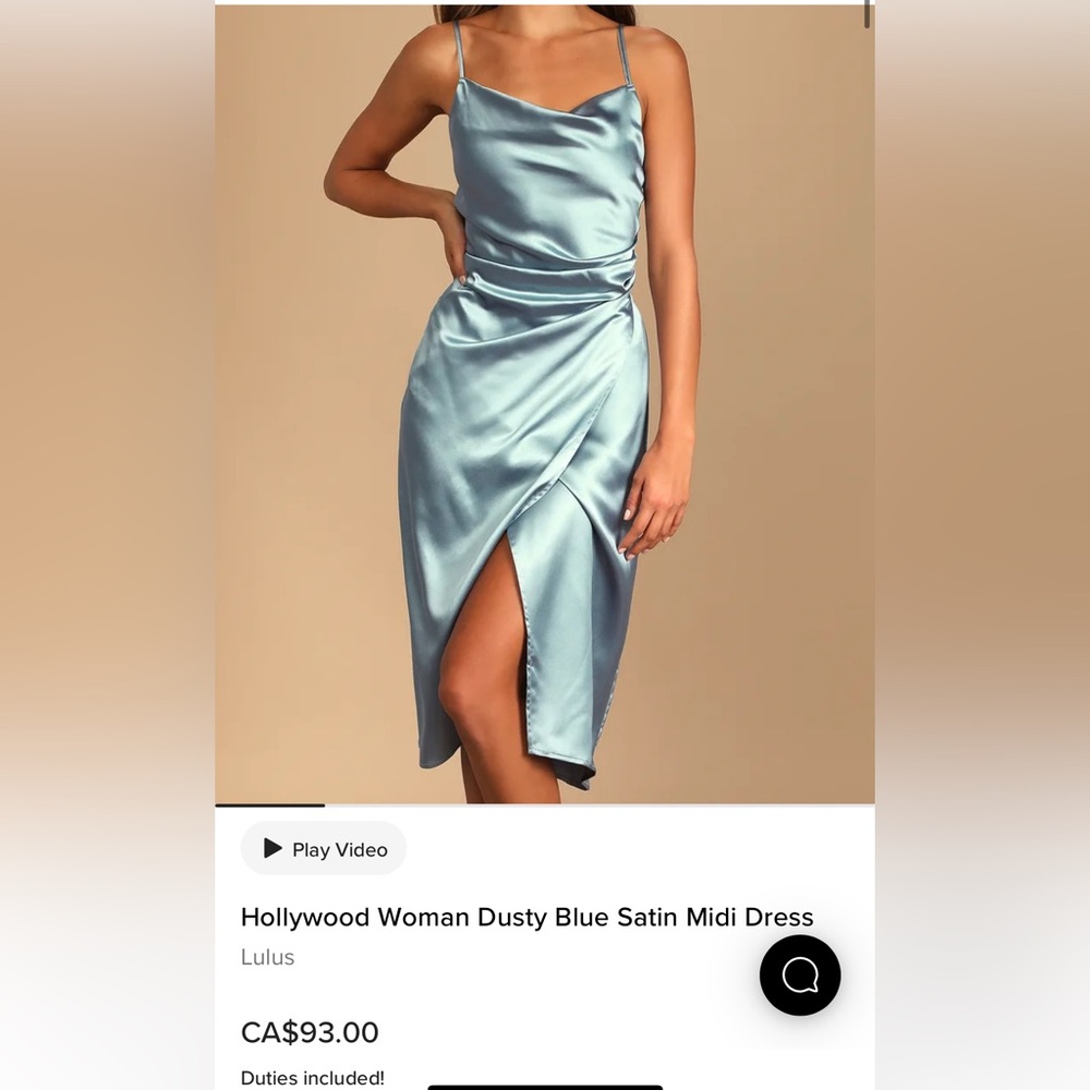 Lulus Hollywood Woman Dusty Blue